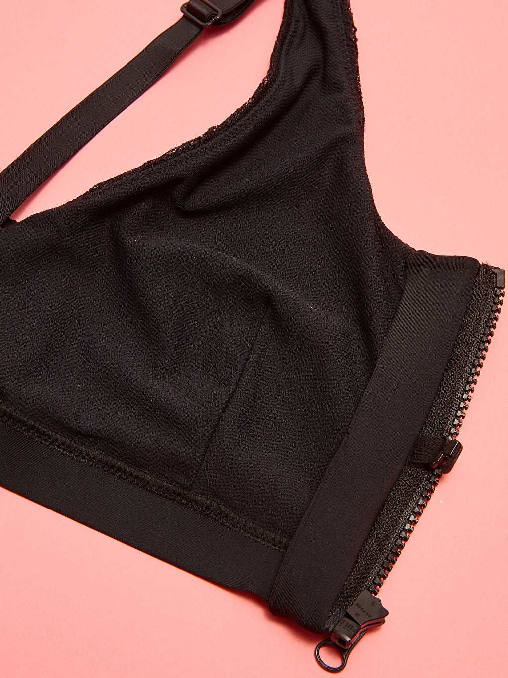 U-Neck Front Zippered Post-Operation Bra