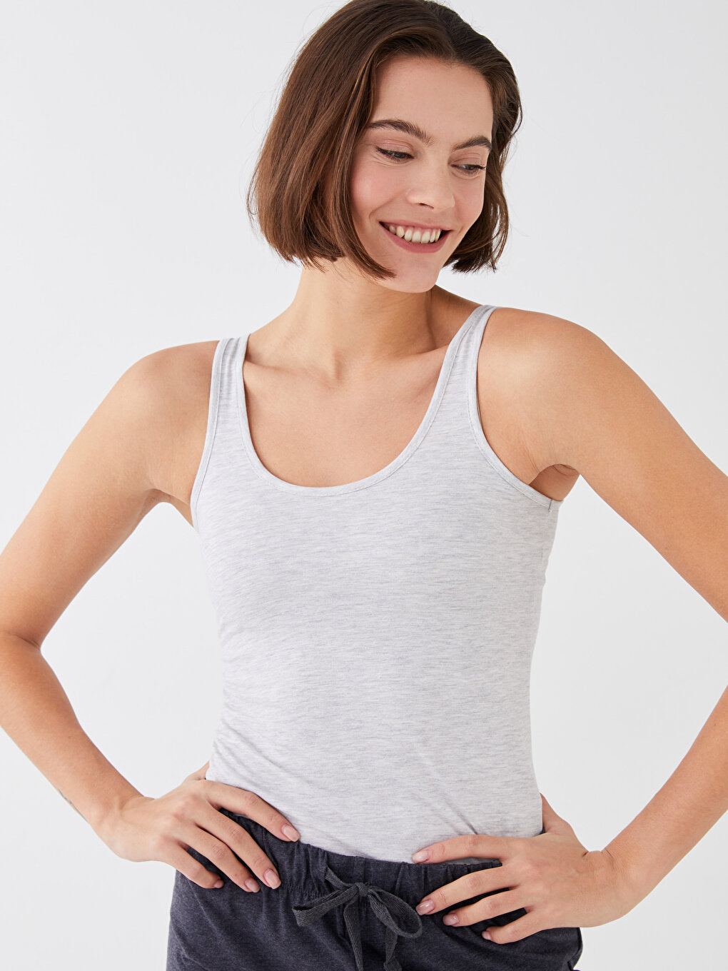 Women's U-Neck Plain Athlete