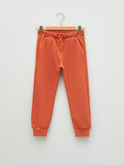 Basic Boy's Jogger Sweatpants with Elastic Waist