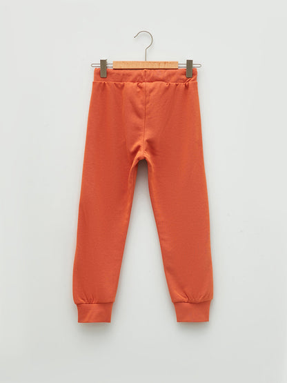 Basic Boy's Jogger Sweatpants with Elastic Waist