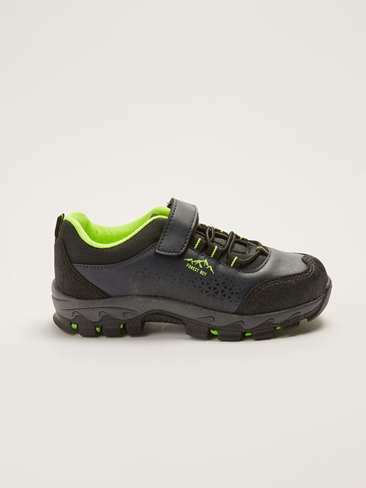 Lace-up Velcro Boys Trekking Shoes