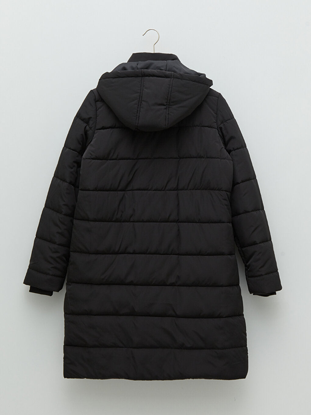 Women's Hooded Plain Puffer Coat