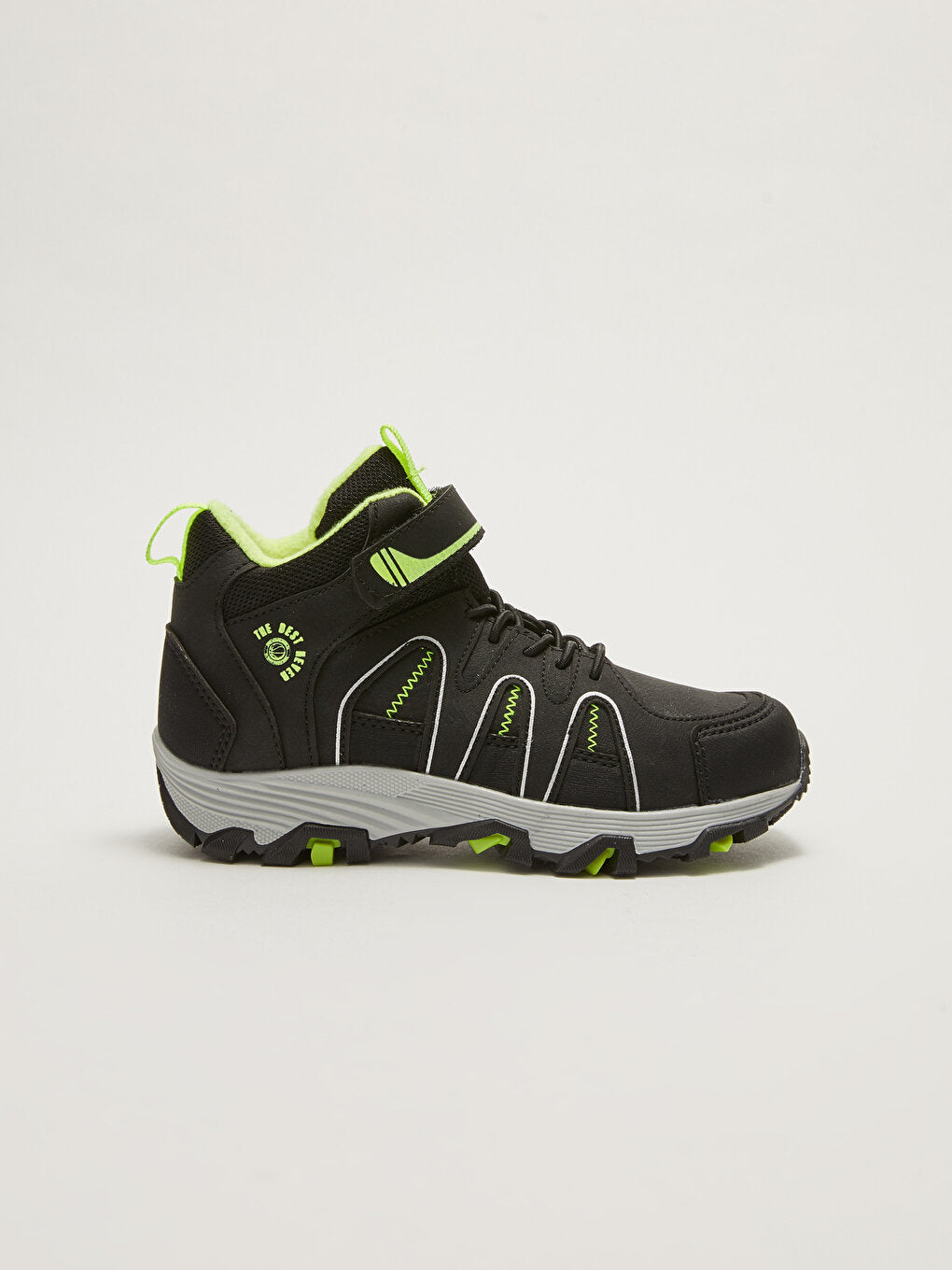 Boys' Trekking Boots with Laces and Velcro