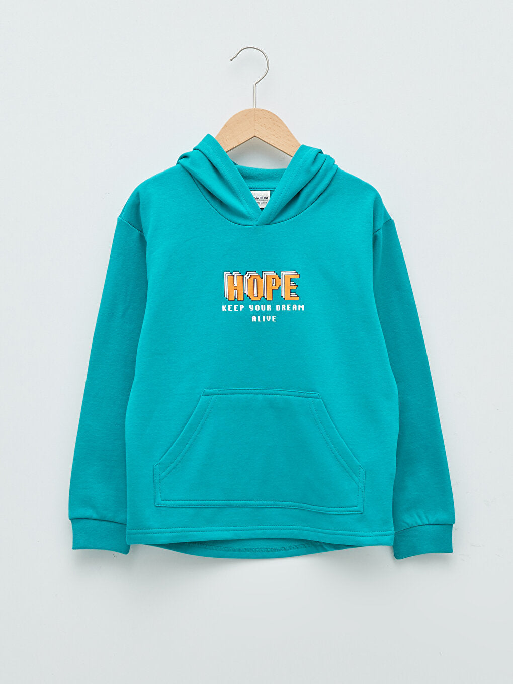 Hooded Printed Long Sleeve Boy's Sweatshirt