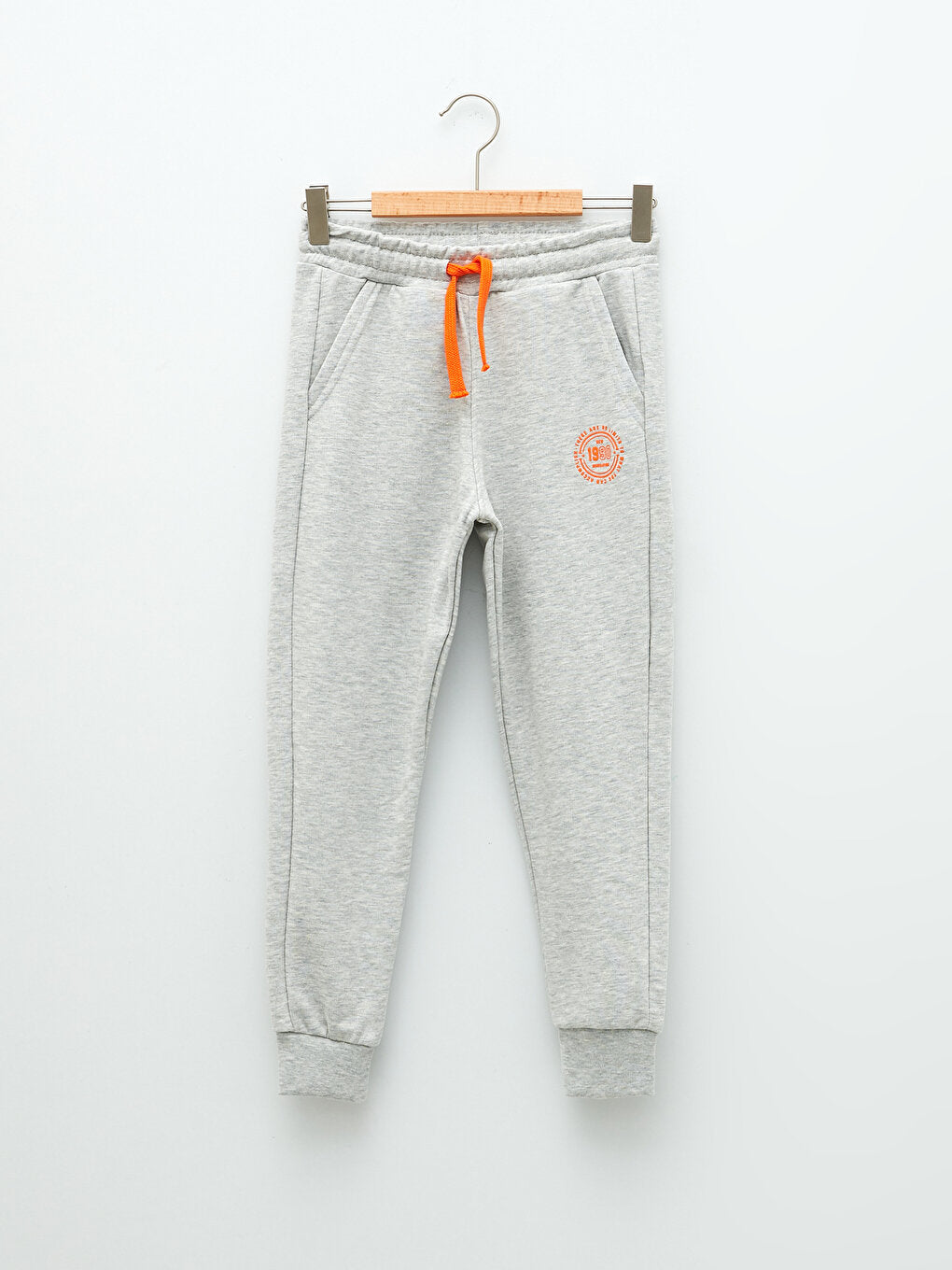 Printed Boys' Jogger Sweatpants with Elastic Waist