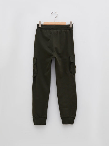 Basic Boy's Jogger Sweatpants with Elastic Waist