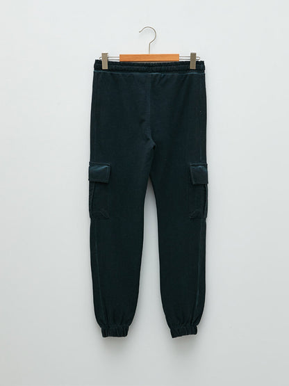 Basic Boy's Jogger Sweatpants with Elastic Waist