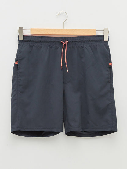 Knee-Length Basic Men's Swim Shorts