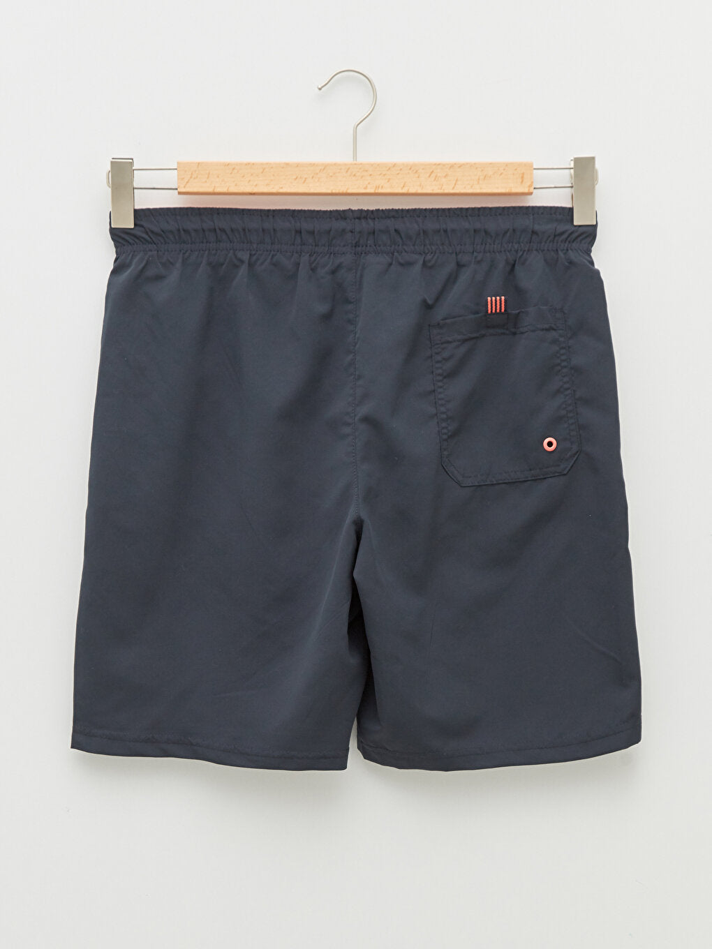 Knee-Length Basic Men's Swim Shorts