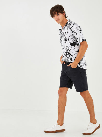 Standard Fit Men's Jean Shorts