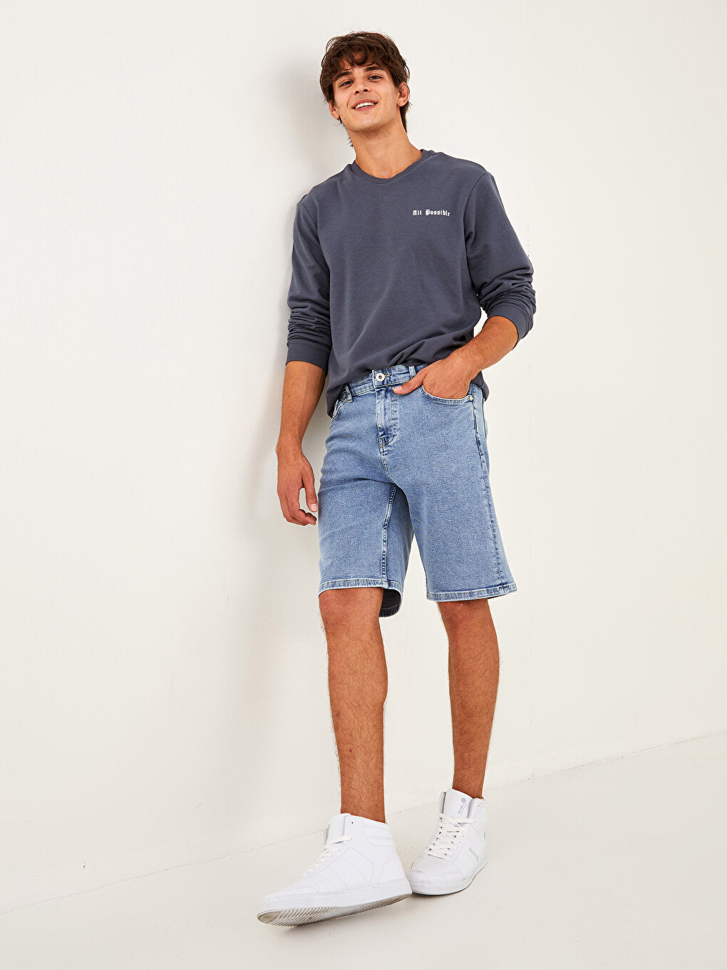 Standard Fit Men's Jean Shorts