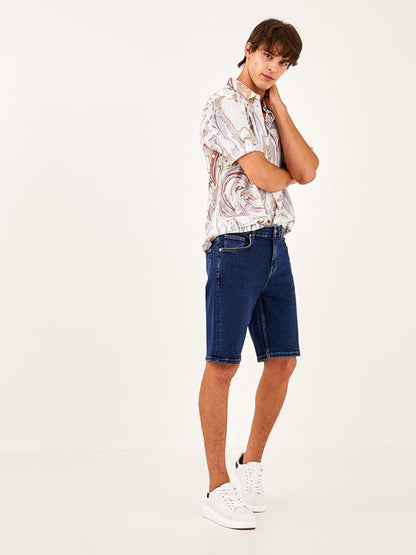 Standard Fit Men's Jean Shorts