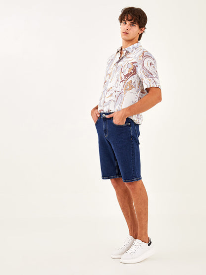 Standard Fit Men's Jean Shorts