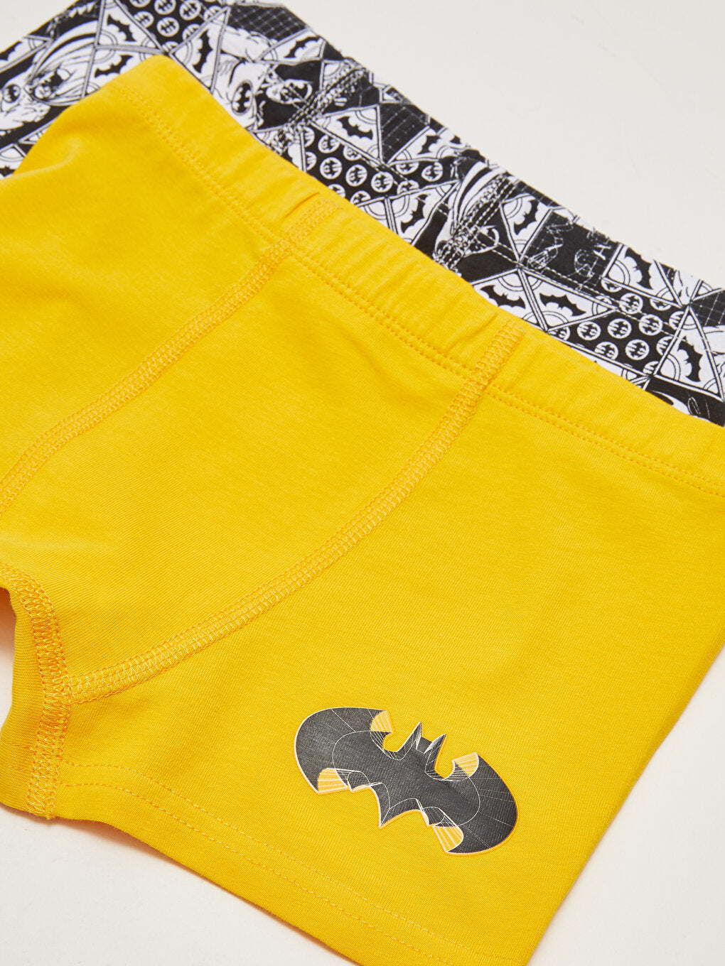 Batman Printed Cotton Boys Boxer with Elastic Waist, 2-pack