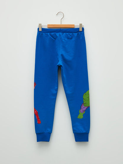 Elastic Waist Avengers Printed Boy's Jogger Sweatpants