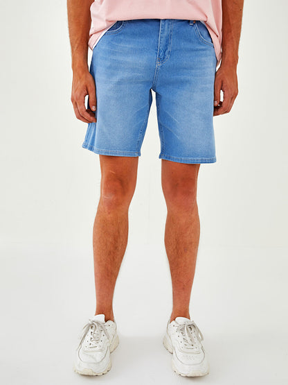 Standard Fit Men's Jean Shorts