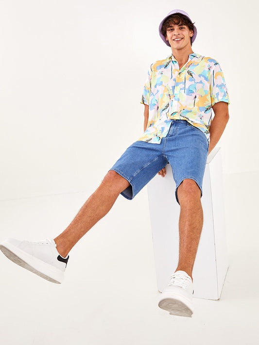 Standard Fit Men's Jean Shorts