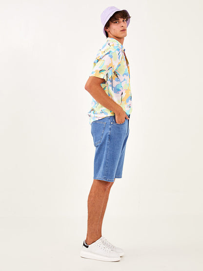 Standard Fit Men's Jean Shorts