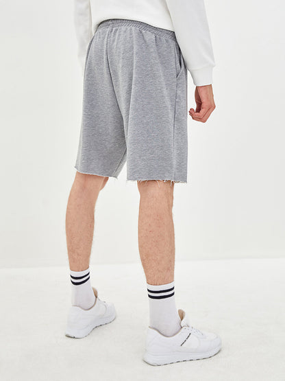 Standard Pattern Knitted Men's Shorts