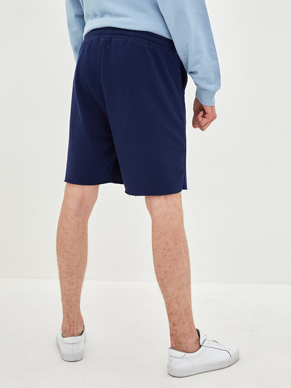 Standard Pattern Knitted Men's Shorts