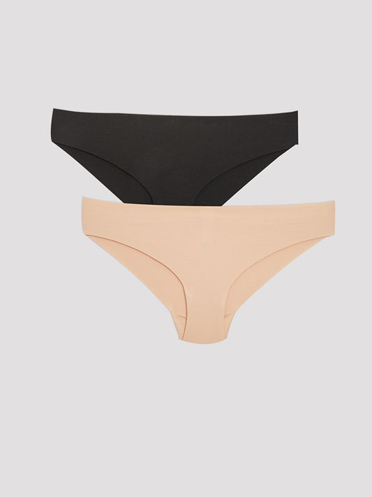 Plain Bikini Panties 2 Pack