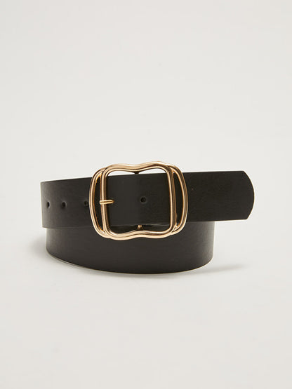 Leather Look Women's Belt