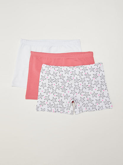 Cotton Girl's Boxer 3-Piece