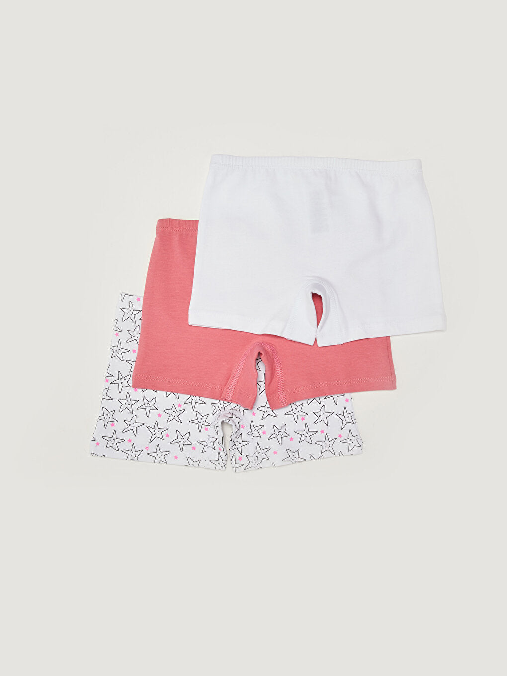 Cotton Girl's Boxer 3-Piece