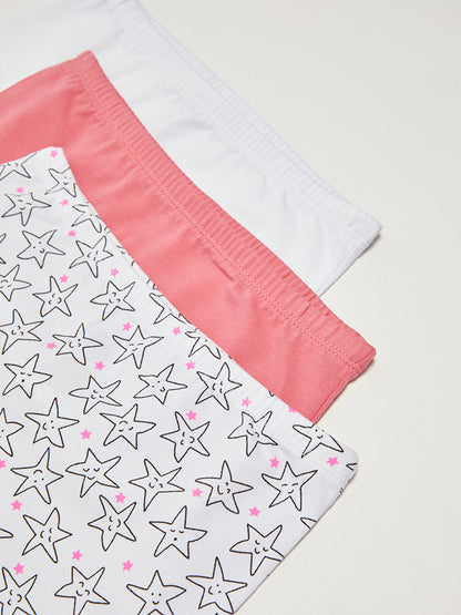 Cotton Girl's Boxer 3-Piece