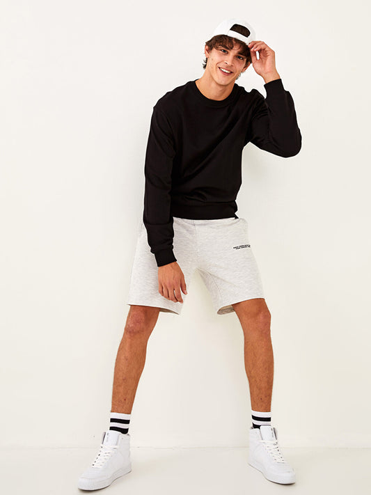 Standard Pattern Knitted Men's Shorts