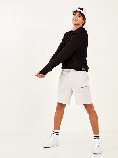 Standard Pattern Knitted Men's Shorts