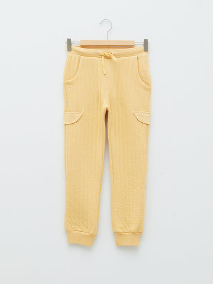 Basic Boy's Jogger Sweatpants with Elastic Waist