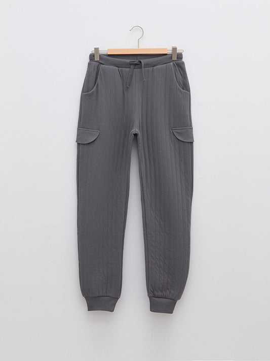 Basic Boy's Jogger Sweatpants with Elastic Waist