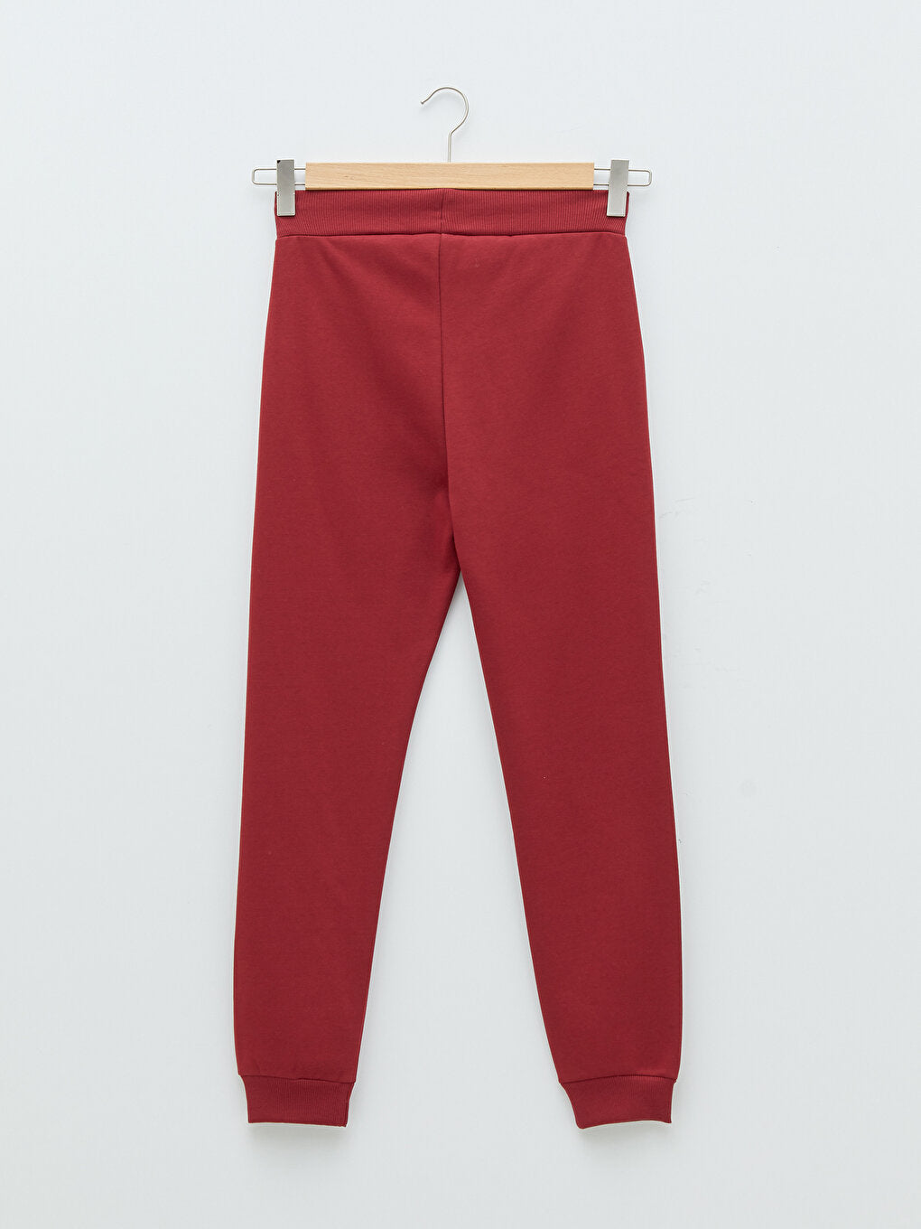 Women's Sweatpants with Elastic Waist and Flat Pocket Detail