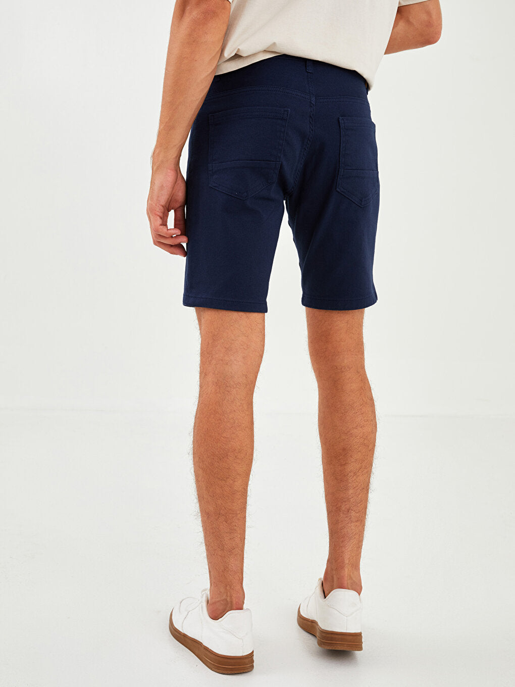 Slim Fit Textured Men's Shorts