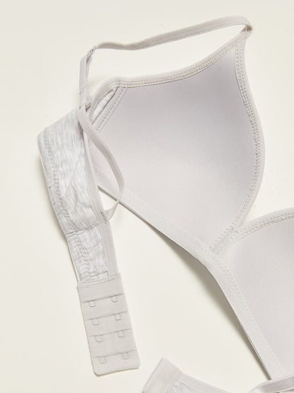 Plain Bra with Adjustable Straps