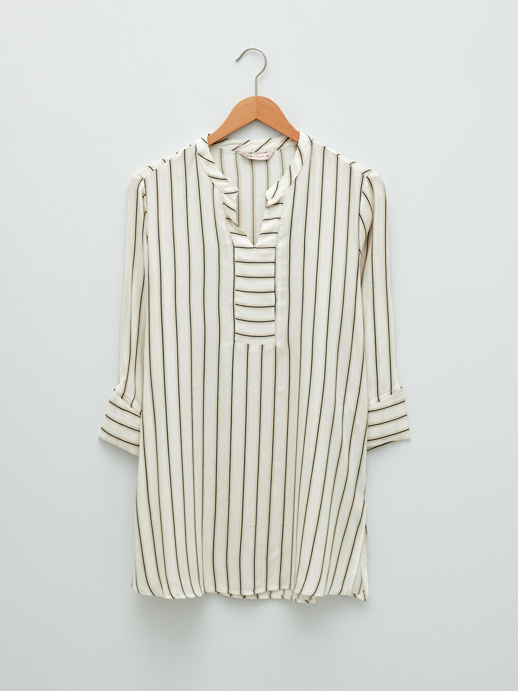 Wacky Collar Striped Women's Tunic