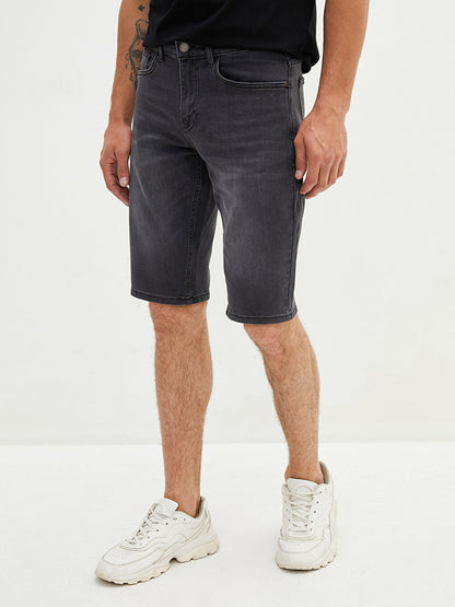 Standard Fit Men's Jean Shorts