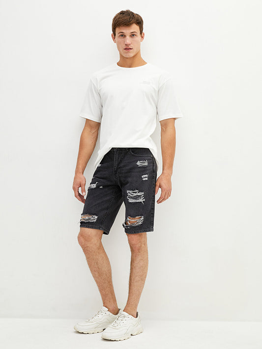 Standard Fit Men's Jean Shorts