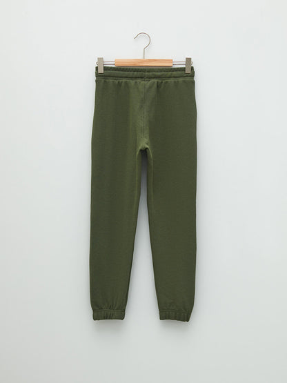 Basic Boy's Jogger Sweatpants with Elastic Waist