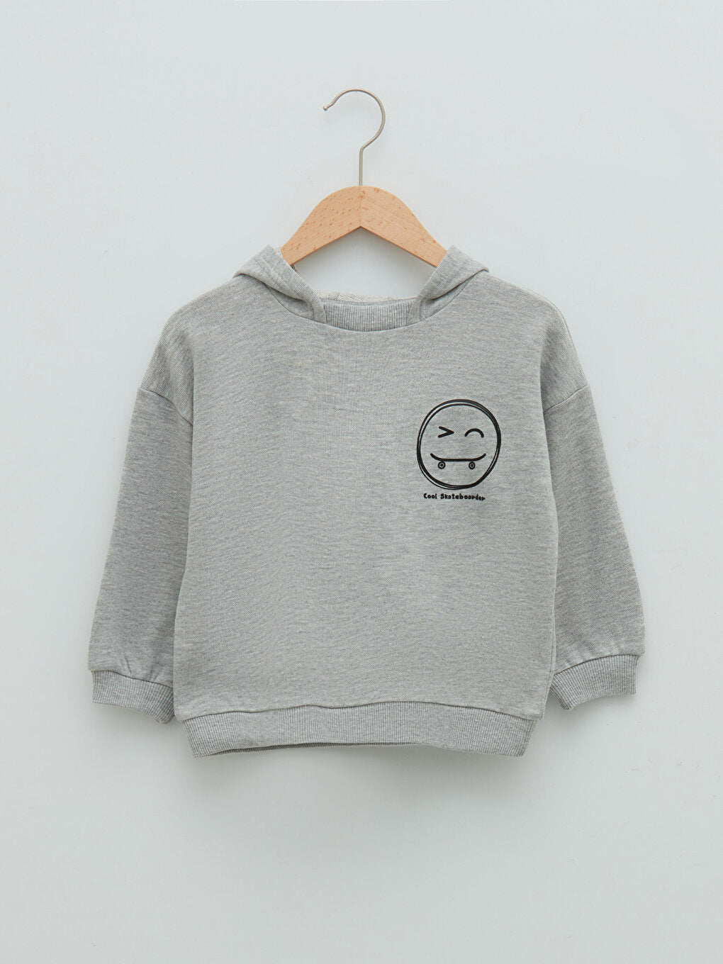 Long Sleeve Printed Baby Boy Hoodie