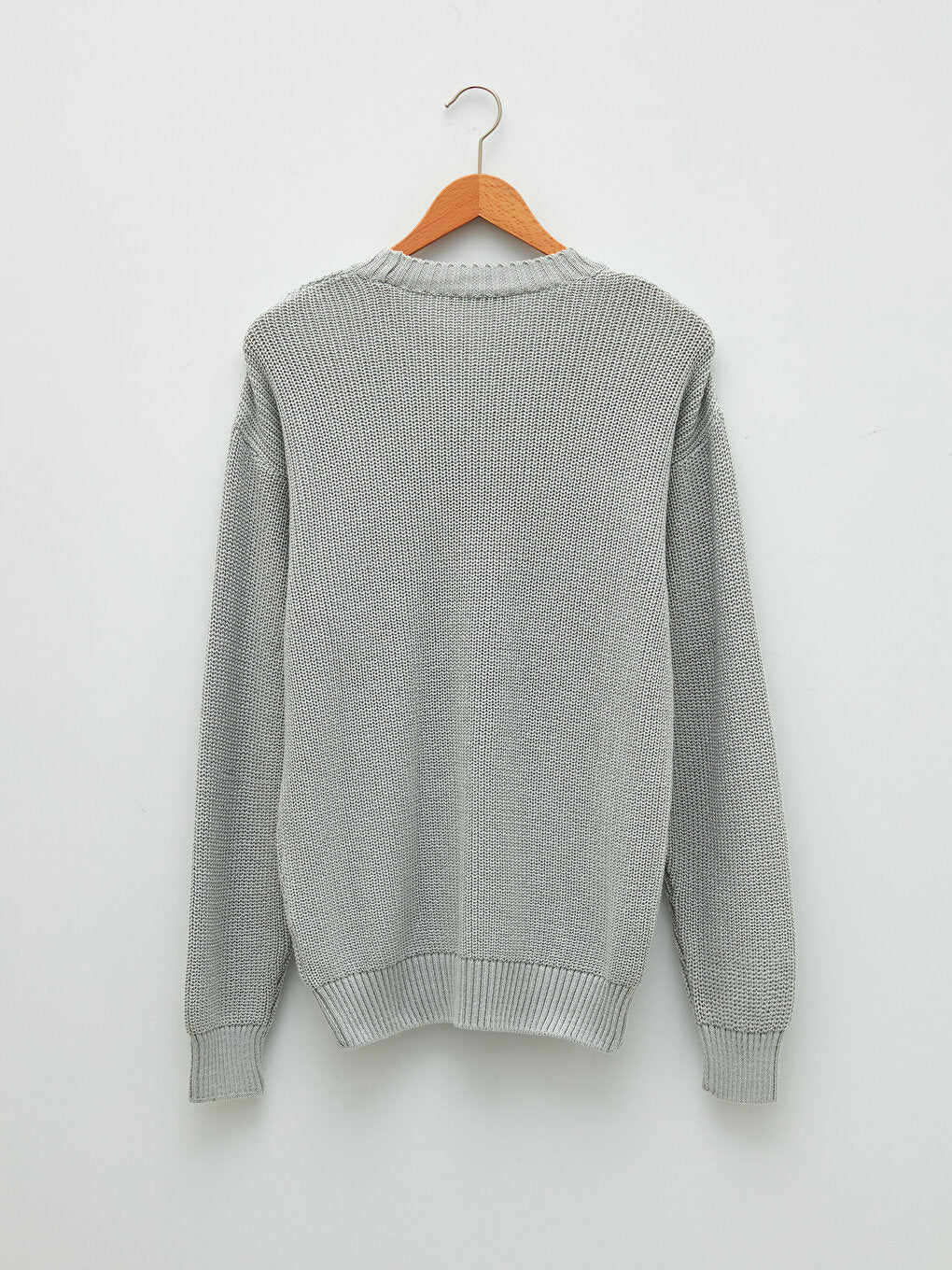 Oversize Half Turtleneck Long Sleeve Men's Knitwear Sweater