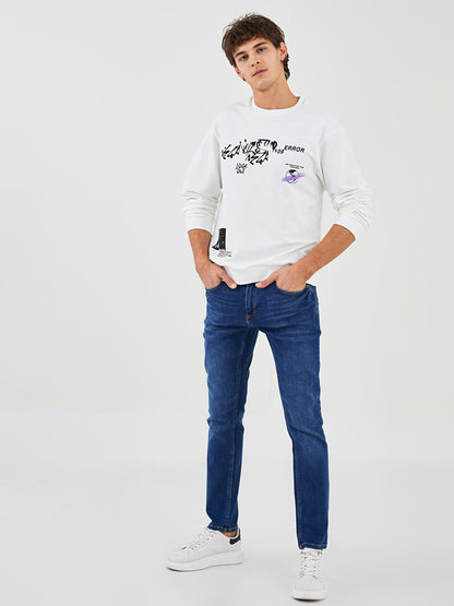 X-SIDE x Berkay Yuvakuran Men's Sweatshirt - Crew Neck Long Sleeve Printed