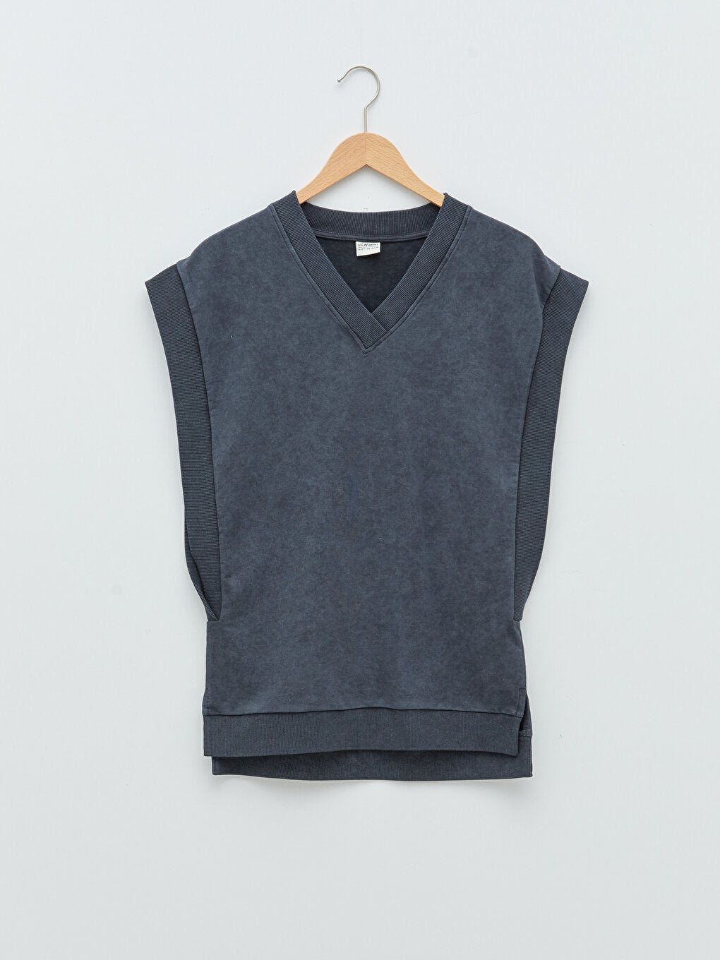 V-Neck Sleeveless Basic Boy's Sweatshirt