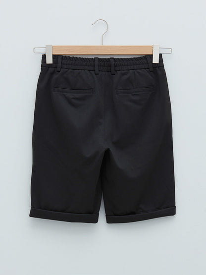 Slim Fit Textured Men's Shorts