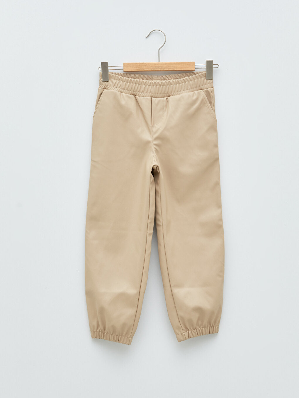 Basic Girl's Jogger Trousers with Elastic Waist