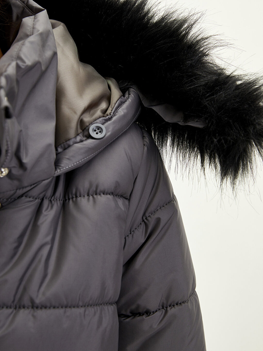 Women's Hooded Plain Puffer Coat