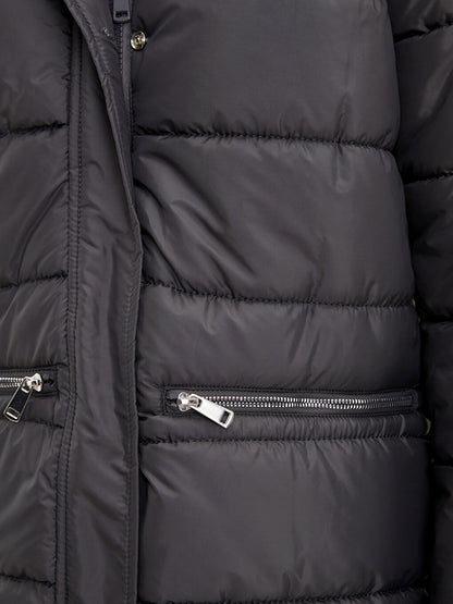 Women's Hooded Plain Puffer Coat