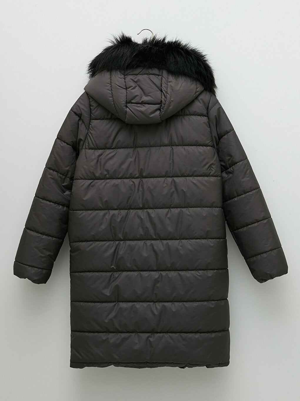 Women's Hooded Plain Puffer Coat