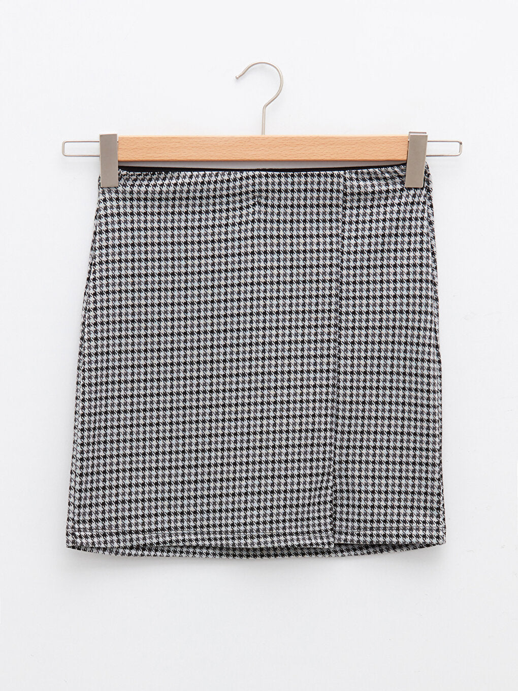 Tight Fit Plaid Women's Mini Skirt